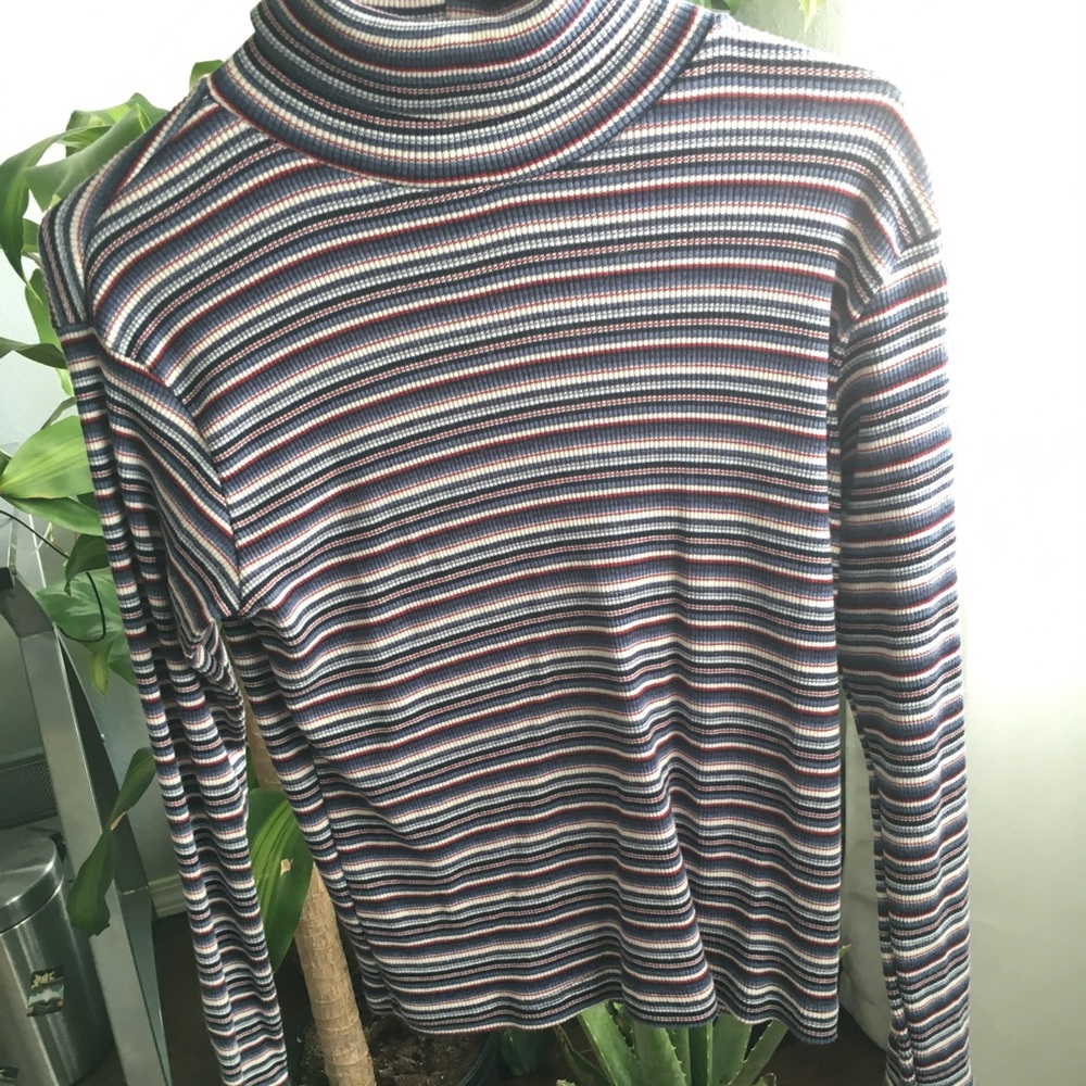 Striped Turtleneck